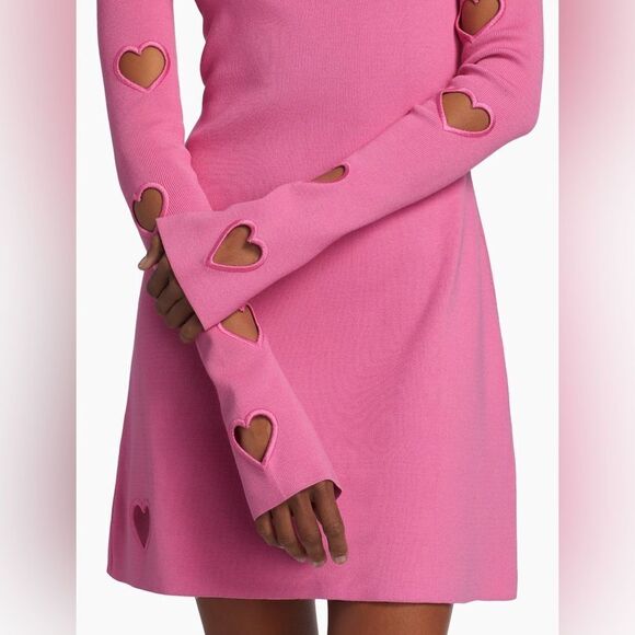 Mach & Mach Gaia Heart Cut-Out Minidress size M - Picture 5 of 15